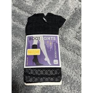 BOOTIGHTS by Leg Up Ladies Size B Color Black Lace Performance Sock & Tight USA